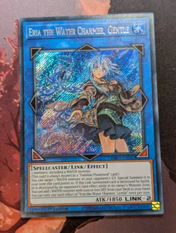 Eria the Water Charmer, Gentle RA03-EN047 Secret Rare 1st Edition YuGiOh TCG - Image 1