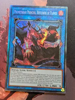 Promethean Princess, Bestower of Flames RA03-EN050 Collector's Rare Yugioh NM - Image 1