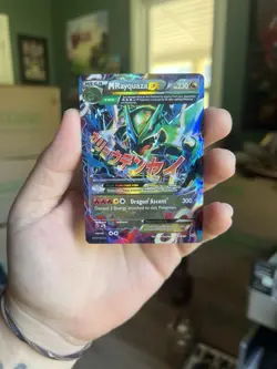 Pokemon TCG Mega M Rayquaza EX Holo Card 61/108 - Image 2