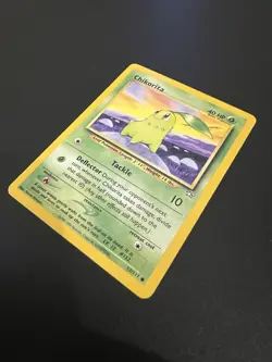 Chikorita 53/111 Neo Genesis Unlimited 2000 Pokemon Card Common NM - Image 3