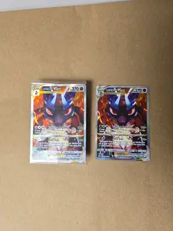 X2 Lucario VSTAR SWSH291 SWSH: Sword & Shield Promo Cards 1 Sealed 1 Open / Used - Image 1