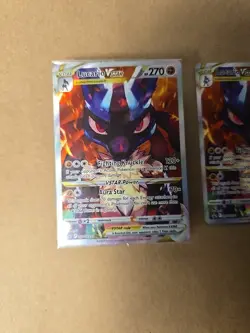 X2 Lucario VSTAR SWSH291 SWSH: Sword & Shield Promo Cards 1 Sealed 1 Open / Used - Image 5