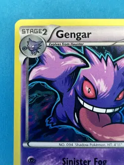Pokemon Gengar Holo Rare TCG Card 60/162 XY Breakthrough NM - Image 3