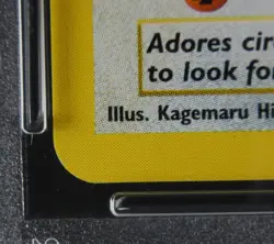 PSA 7 Pokemon Card Meowth #10 Japanese JR West Stamp Rally Promo 2000 - Image 5