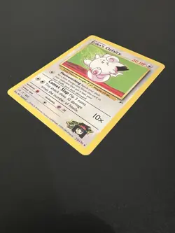 Erika’s Clefairy 25/132 Gym Heroes Unlimited 2000 Pokemon Card Rare NM - Image 3