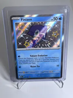 Pokemon TCG Finizen Holo Baby Shiny Rare Card Paldean Fates 123/091 NM Condition - Image 1