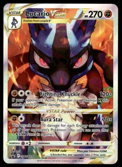 Pokemon TCG SWSH: Sword & Shield Promo Cards #SWSH291 Lucario VSTAR NM - Image 1