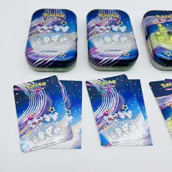 Empty Pokemon Paldean Fates Mini Tins Set Of 4 With Stickers and Cards 2024 - Image 3