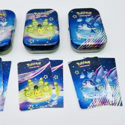 Empty Pokemon Paldean Fates Mini Tins Set Of 4 With Stickers and Cards 2024 - Image 5