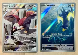 Lot of 2 Cards Pokemon English Full Art Holo - Pack Fresh NMOB - Image 1