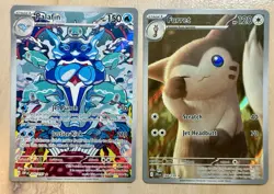 Lot of 2 Cards Pokemon English Full Art Holo - Pack Fresh NMOB - Image 1