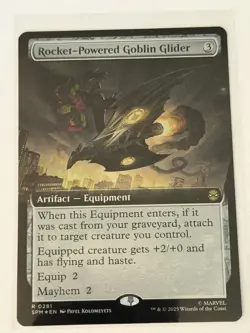 Rocket-Powered Goblin Glider Extended Art Marvel's Spider-Man Foil 281 - Image 1