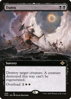 Damn - Foil Extended Art MH2 LP MTG - Image 1