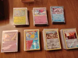 Pokemon 350 Pokemon TCG holo And Reverse Holo Lot Of Cards Different Sets - Image 1