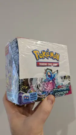 Pokemon TCG: Temporal Forces Booster Box - 36 Packs - Sealed - Minor Rip in Seal - Image 1