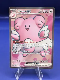 Pokemon TCG Blissey ex Twilight Masquerade 201/167 Holo Rare Full Art - Image 2