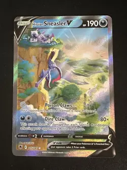 Hisuian Sneasler V 175/189 Pokemon Astral Radiance Alternate Full Art Holo NM - Image 1