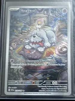 Pokemon Greavard 214/198 Illustration Rare - Scarlet & Violet Base Set - Image 1