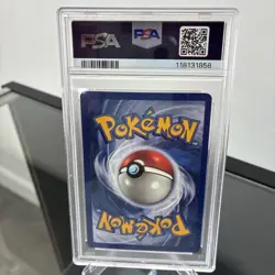 1999 Pokemon German Chaneira Holo 1st Edition PSA 8 - Image 4