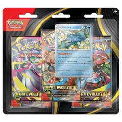 PRESALE : Pokemon TCG: Mega Evolution 3 Pack Blister - Golduck - PREORDER - Image 1