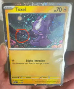 COSMOS HOLO 🌀 SWIRL Toxel 119 - Pokemon Scarlet & Violet Black Star Promo - Image 1