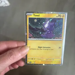 COSMOS HOLO 🌀 SWIRL Toxel 119 - Pokemon Scarlet & Violet Black Star Promo - Image 4