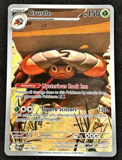 Crustle 186/182 - Illustration Rare - Pokemon Destined Rivals - DRI EN - NM - Image 1
