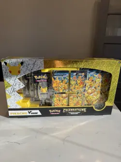 Pokemon Celebrations 25th Anniversary Pikachu V-union Premium Playmat Collection - Image 1