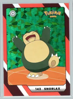 2025 Pokemon Kanto Full House - Green Cracked Ice Holo-SNORLAX #143 - Image 1