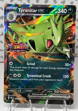 Tyranitar Ex Stamped Promo 064/131 Prismatic Evolutions- Pokemon TCG NM - Image 1