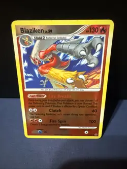 2009 Pokemon, Platinum, #3/127 Blaziken Lv. 59, Reverse Holo Rare - Image 1