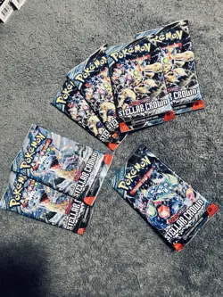 Pokemon Scarlet & Violet TCG Booster Packs 10 Paradox Rift 7 Stellar Crown +More - Image 5