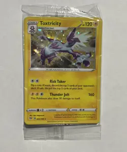 Pokemon Toxtricity Cosmos Holo Rare 063/189 2020 Sealed NM - Image 1
