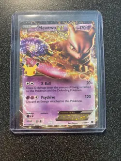 2021 Pokemon TCG Celebrations Mewtwo EX #54/99 Classic Collection Holo MINT - Image 1