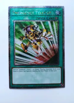 Near Mint Yugioh Emergency Teleport - RA02-EN053 Quarter Century Secret Rare - Image 1
