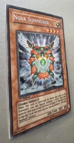 Yugioh 1x Nova Summoner STON-EN065 Secret Rare 1st Edition Near Mint - Image 2