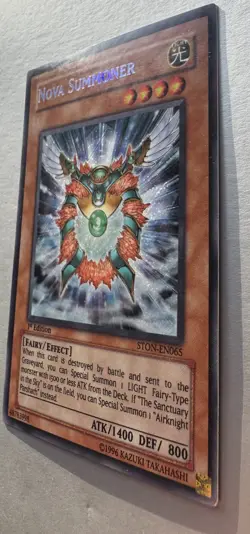 Yugioh 1x Nova Summoner STON-EN065 Secret Rare 1st Edition Near Mint - Image 3