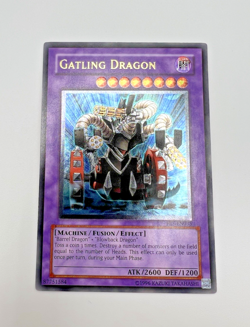 Vintage Yu-Gi-Oh! Gatling Dragon (FET-EN035, Ultimate Rare, Unlimited) 2005 NM - Image 1
