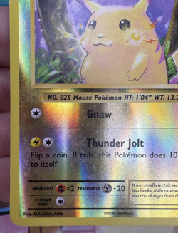 ✨1c Start✨ Pikachu 35/108 Reverse Holo Evolutions Pokemon Trading Card Game 🌺 - Image 3