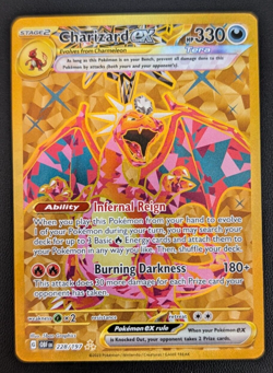 Charizard ex 228/197 Obsidian Flames Gold Hyper Rare Pokemon Card NM - Image 1