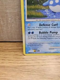 Azumarill 18/130 Diamond & Pearl Non-Holo Rare Pokemon Card TCG - Image 5