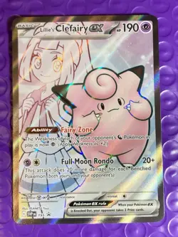 Lillie's Clefairy ex 195 Scarlet & Violet Promo Cards Holo NM/MINT unplayed - Image 1