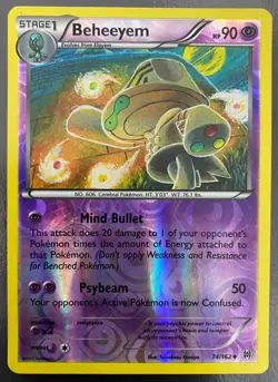Beheeyem 74/162 Reverse Holo Breakthrough Set | LP | Pokemon Trading Card TCG - Image 1
