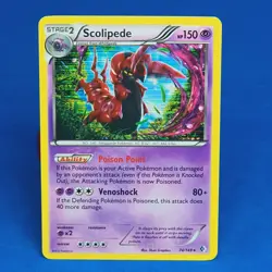 Scolipede Holo Rare 74/149 Boundaries Crossed Pokemon Card 2012 Tcg Ccg - Image 1