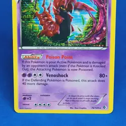 Scolipede Holo Rare 74/149 Boundaries Crossed Pokemon Card 2012 Tcg Ccg - Image 4