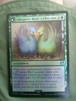 Sidequest: Raise a Chocobo Final Fantasy Foil MINT Pack Fresh - Image 1
