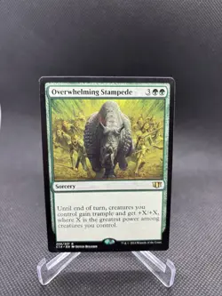 ***Overwhelming Stampede***MTG Magic Commander Rare - Image 1