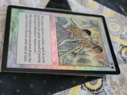 1x Foil Reverent Mantra LP Foil English Mercadian Masques MTG Rebecca Guay Art!! - Image 4