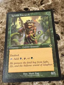 IGNOBLE HIERARCH Magic the Gathering MTG Modern Horizons 2 Retro Frame - Image 1