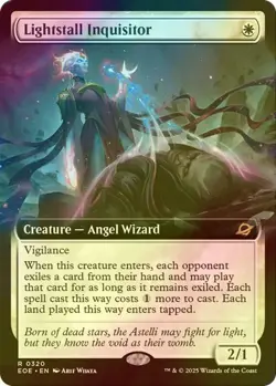 Lightstall Inquisitor Extended Art Edge Of Eternities Foil MTG - Image 1